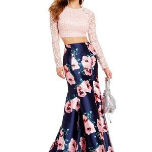 NWOT B. Darlin Two-Piece Mermaid Style Dress